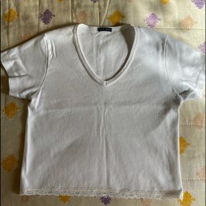 Brandy Melville Lace Tee